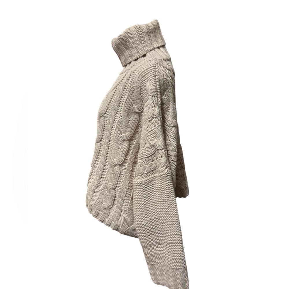 Cozy Cream Cable Knit Sweater - Picture 5 of 8